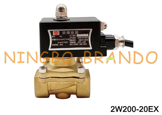 3/4'' Brass Explosion Proof Water Solenoid Valve 12V 24V 110V 220V