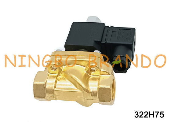 पार्कर प्रकार 322H75 1/2'' सामान्य रूप से खुला सोलनॉइड वाल्व 40 बार 24V 110V 220V