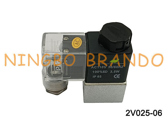 एयरटैक टाइप 2V025-06 1/8'' द्रव नियंत्रण वाल्व 2/2वे 110VAC AC110V