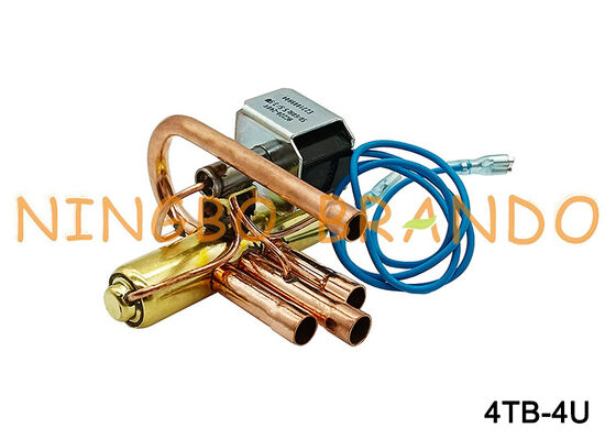 R22 R407C R404A R410A के साथ एयर कंडीशनिंग रेफ्रिजरेशन के लिए 4TB-4U फोर-वे रिवर्सिंग वाल्व