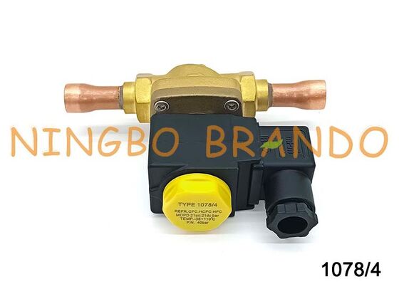कास्टेल टाइप सोलेनॉइड वाल्व 1/2'' सोल्डर 1078/4 1078/4A6 1078/4A7 24V 110V 220V