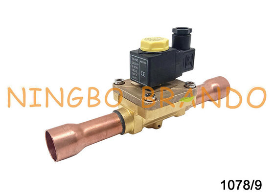 कॉइल HM2 230V 1078/9A6 1 1/8'' सोल्डर के साथ कास्टेल टाइप सोलेनॉइड वाल्व
