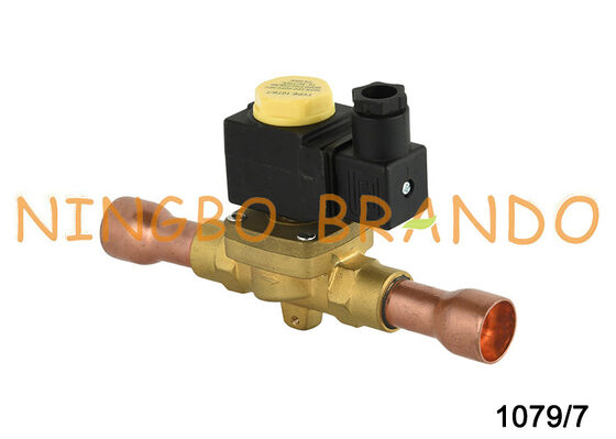 रेफ्रिजरेशन सोलेनॉइड वाल्व कास्टेल प्रकार 1079/7 सोल्डर 7/8'' इंच