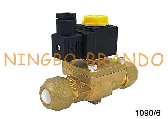 रेफ्रिजरेशन सोलनॉइड वाल्व कास्टेल प्रकार 1090/6 फ्लेयर 3/4'' एसएई