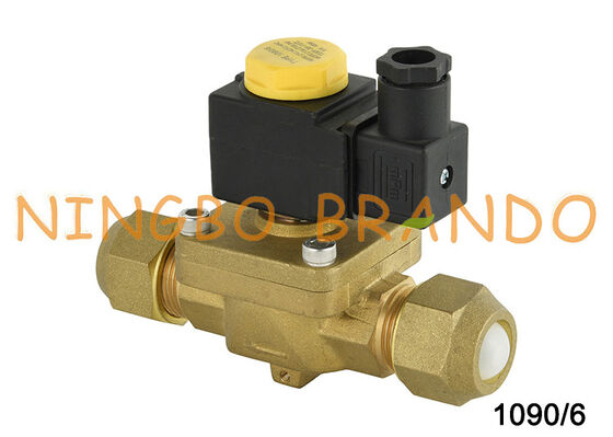 रेफ्रिजरेशन सोलनॉइड वाल्व कास्टेल प्रकार 1090/6 फ्लेयर 3/4'' एसएई