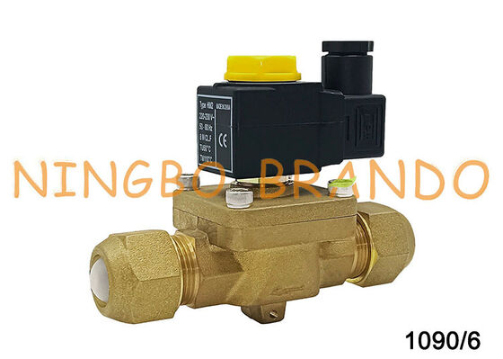 रेफ्रिजरेशन सोलनॉइड वाल्व कास्टेल प्रकार 1090/6 फ्लेयर 3/4'' एसएई
