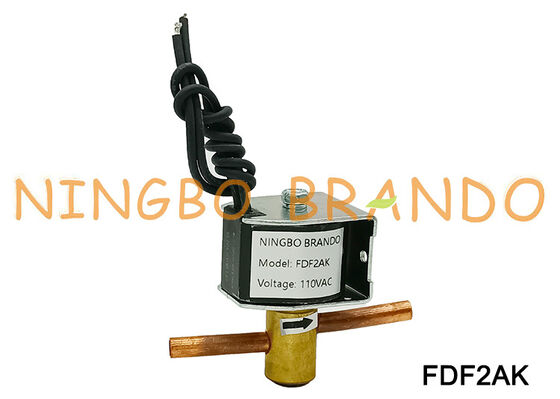 SANHUA प्रकार FDF2AK01 सोलेनॉइड वाल्व सामान्य रूप से खुला 24V 110V 220V