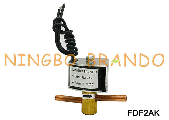 SANHUA प्रकार FDF2AK01 सोलेनॉइड वाल्व सामान्य रूप से खुला 24V 110V 220V