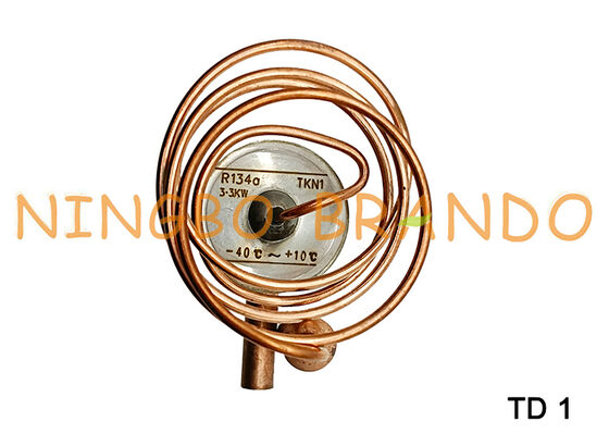 थर्मास्टाटिक विस्तार वाल्व डैनफॉस प्रकार TD1 R134a R22 R407C R404A