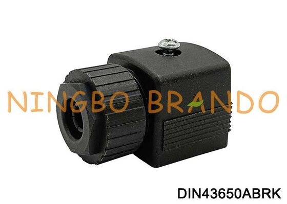 टाइप 2508 सोलेनॉइड कॉइल केबल प्लग कनेक्टर DIN43650A 18mm DIN 43650 टाइप A