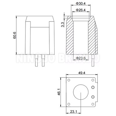 विकर्स प्रकार हाइड्रोलिक सोलेनोइड कॉइल 508173 24VDC 508172 12VDC 30W
