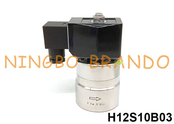 300 बार उच्च दबाव सोलेनोइड वाल्व 3/8'' 220V 110V 24V 12V