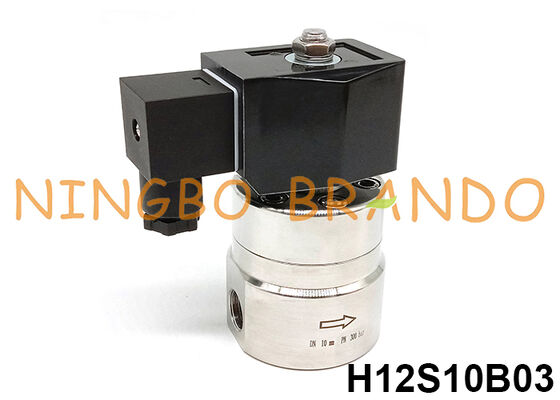 300 बार उच्च दबाव सोलेनोइड वाल्व 3/8'' 220V 110V 24V 12V