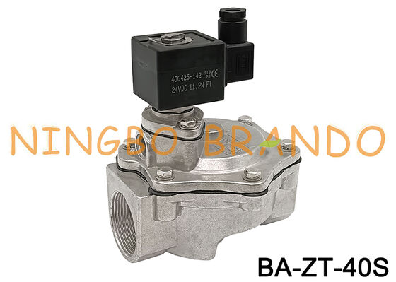 सीधे सोलनॉइड पल्स जेट वाल्व 1.5 इंच DC24V AC110V AC220V