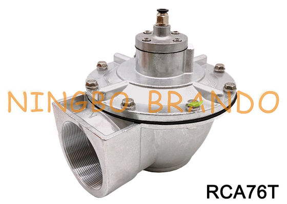 RCA76T Dust Collector Diaphragm Valve G3'' Right Angle Integral Pilot