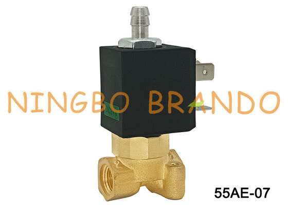 3-Way 1/8'' Coffee Machine Solenoid Valve Brass Valve
