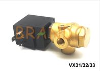 24V डीसी VX31 / VX32 / VX33 प्रत्यक्ष संचालित 3 पोर्ट वायवीय Solenoid वाल्व हवा और पानी के लिए