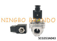 SCG353A043 3/4 &quot;समकोण ASCO प्रकार इंटीग्रल पायलट संचालित पल्स वाल्व रिवर्स धूल कलेक्टर के लिए