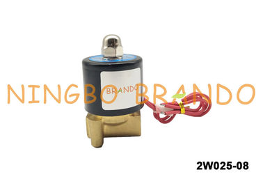 UNI-D टाइप UD-08 2W025-08 पीतल सोलनॉइड वाटर वाल्व AC220V AC110V DC24V
