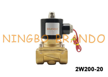 3/4 &quot;UNI-D टाइप UW-20 2W200-20 पानी के तेल के लिए पीतल Solenoid वाल्व