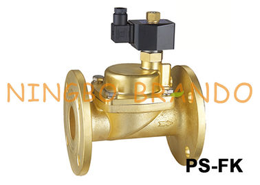 1-1 / 4 &quot;PS-32FK निकला हुआ पिस्टन पायलट संचालित पीतल स्टीम सोलेनोइड वाल्व 24VDC 220VAC