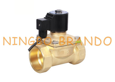 संगीत पानी के फव्वारे 24V डीसी 220V एसी के लिए 1 2 इंच IP68 निविड़ अंधकार पीतल Solenoid वाल्व