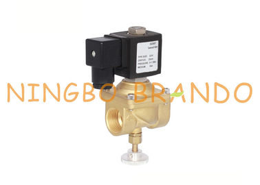 प्राकृतिक कोयला गैस 12VDC 24V 230 230AC के लिए 1/2 '' 3/4 '' 1 '' मैन्युअल रूप से एडजस्टेबल बास सोलनॉइड वाल्व