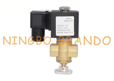 प्राकृतिक कोयला गैस 12VDC 24V 230 230AC के लिए 1/2 '' 3/4 '' 1 '' मैन्युअल रूप से एडजस्टेबल बास सोलनॉइड वाल्व