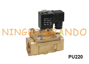 2 वे शाको टाइप ब्रास सोलनॉइड वाल्व 3/4 '' PU220-03 1/2 '' PU220-04 220VAC 24VDC
