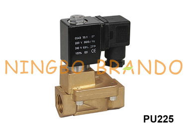 2/2 रास्ता एनसी शाको टाइप ब्रास सॉलोनॉयड वाल्व 3/4 '' PU225-03 1/2 '' PU225-04V 5VV