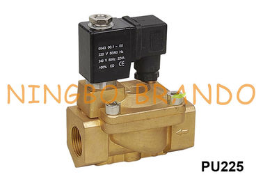 शाको टाइप ब्रास सोलनॉइड वाल्व 1 1/4 &quot;PU225-012 1 1/2 '' PU225-14 220V AC 24V DC