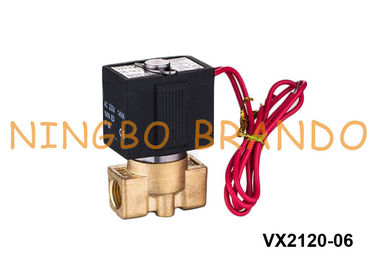 पानी के लिए एसएमसी प्रकार ब्रास सोलनॉइड वाल्व 1/8 '' VX2120-06 1/4 '' VX2120-08 220V 24V