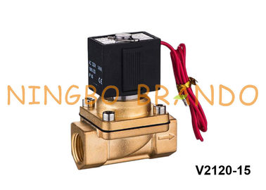 एसएमसी प्रकार पीतल सोलनॉइड वाल्व पानी गैस के लिए 3/8 '' VX2130-10 1/2 '' VX2130-15 220V AC 24V DC