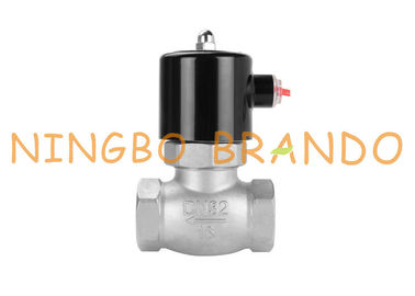 यूनि-डी टाइप यूएस सीरीज़ 1-1 / 4 '' हॉट वॉटर ऑयल स्टीम AC220V DC24V के लिए स्टेनलेस स्टील सोलनॉइड वाल्व