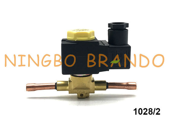 Castel प्रकार 1/4 '' ODS मिलाप पीतल पीतल Solenoid वाल्व 1028/2 1028 / 2A6