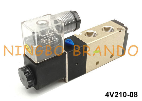 एयरटैक टाइप न्यूमेटिक एयर सोलनॉइड वाल्व 1/4 '' 4V210-08 AC220V AC110V