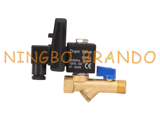 1/4 '' 1/2 '' एयर कंप्रेसर स्वचालित नाली वाल्व Jorc प्रकार 120V 230V