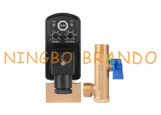 टाइमर 1/4 '' 1/2 '' 110V 220V के साथ एयर कंप्रेसर स्वचालित नाली वाल्व
