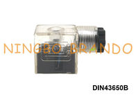 MPM DIN 43650 LED के साथ फॉर्म B DIN 43650B Solenoid Coil कनेक्टर