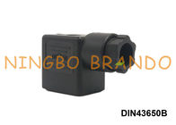 ब्लैक MPM DIN 43650B DIN 43650 फॉर्म B सोलेनॉइड कॉइल कनेक्टर प्लग