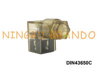 DIN 43650 प्रकार C DIN43650C सोलेनॉइड वाल्व कुंडल कनेक्टर 24VDC