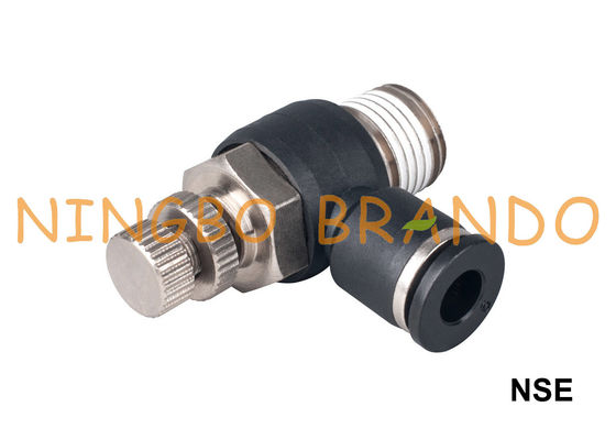 एनएसई वायवीय प्रवाह नियंत्रण वायु फिटिंग 1/8 '' 1/4 '' 3/8 '' 1/2 ''