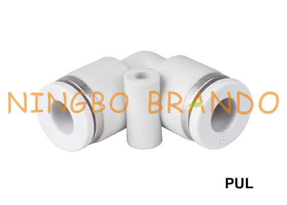 PUL यूनियन एल्बो प्लास्टिक वायवीय त्वरित फिटिंग 1/8 '' 1/4 '' 3/8 '' 1/2 ''