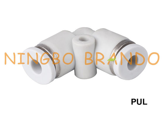 PUL Union 90 Deg Elbow Pneumatic Push फिटिंग्स 1/8 '' 1/4 '' 3/8 '' 1/2 ''