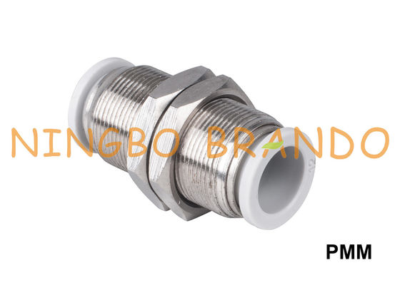 PMM बल्कहेड यूनियन वायवीय वायु फिटिंग 1/8 '' 1/4 '' 3/8 '' 1/2 ''