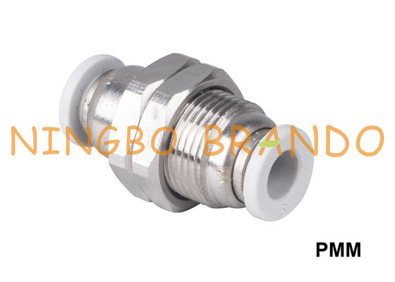 PMM बल्कहेड यूनियन वायवीय त्वरित फिटिंग 1/8 '' 1/4 '' 3/8 '' 1/2 ''