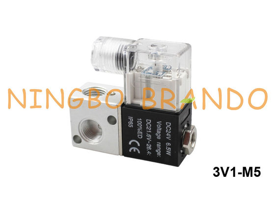 3V1-M5 Airtac प्रकार वायवीय सोलेनॉइड वाल्व 3/2 वे 12V 24V 110V 220V