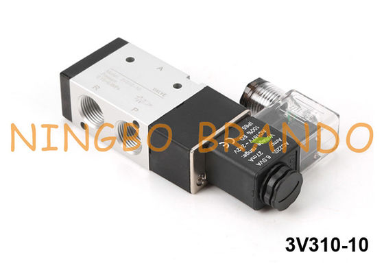 3V310-10-NC एयरटैक प्रकार वायवीय सोलेनॉइड वाल्व 3/2 मार्ग 220V 24V