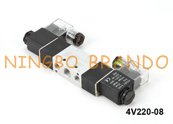 4V220-08 एयरटैक प्रकार वायवीय सोलेनॉइड वाल्व 4V220-08-DC24V DC24V