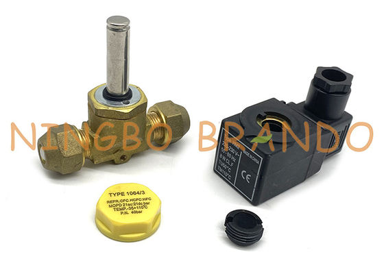 1064/3 3/8 '' इंच SAE भड़कना Castel प्रशीतन Solenoid वाल्व